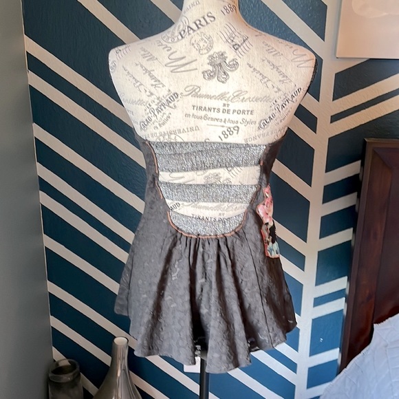 Free People Strapless Peplum Top - Picture 11 of 16